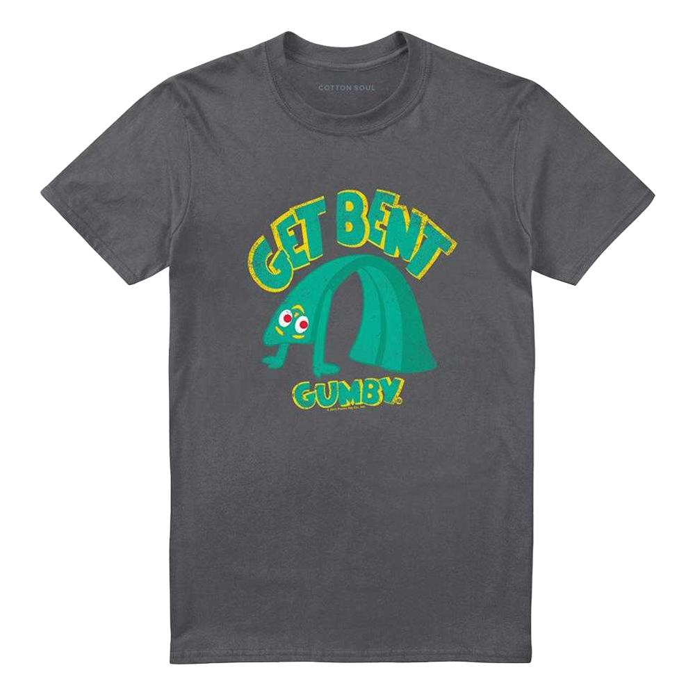 Gumby Unisex Adult Get Bent Heather T-Shirt