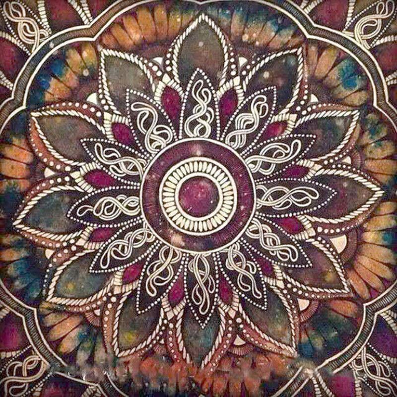 5D Diamond Painting Full Diamond Mandala Round Diamond Embroidery Mosaic Home Decoration Pattern DIY Handmade New Year Gift