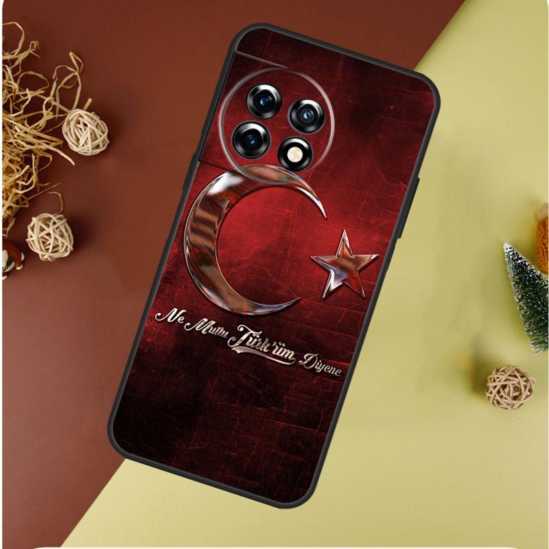 

Turkei Turkey Ataturk Flag For OnePlus 13 12 11 12R 13R 9 10 Pro 8T 9RT 10T 10R Nord 4 CE 2 3 Lite N20 N30 Phone Case OnePlus 13