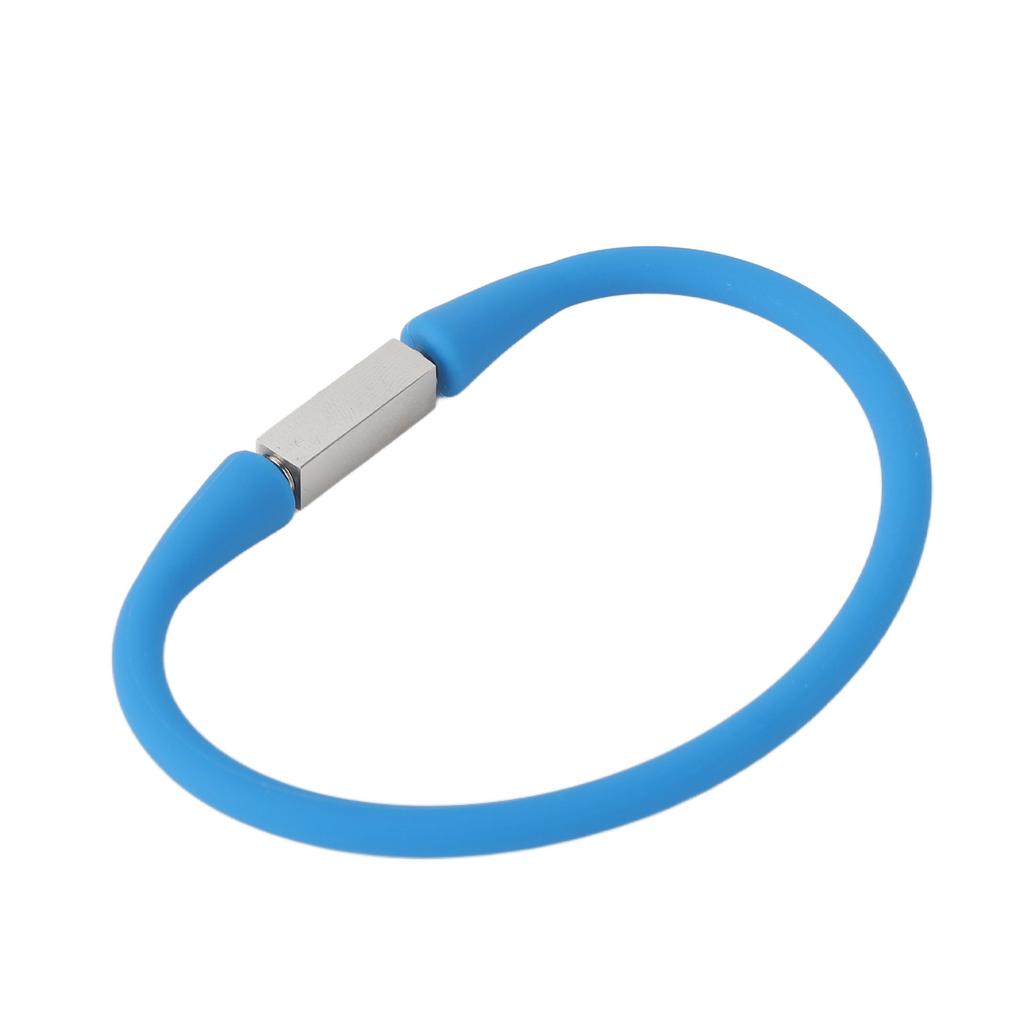 Men Women Negative Ion Balance Energy Bracelet Magnetic Therapy Silicone Sports Wristband for Basketball