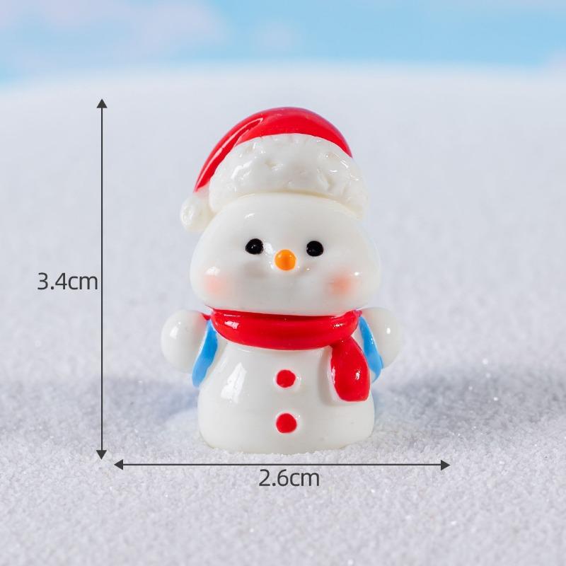 Micro-landscape Santa Claus Cute Snowman Crystal Ball Decorative Accessories Desktop Small Ornaments