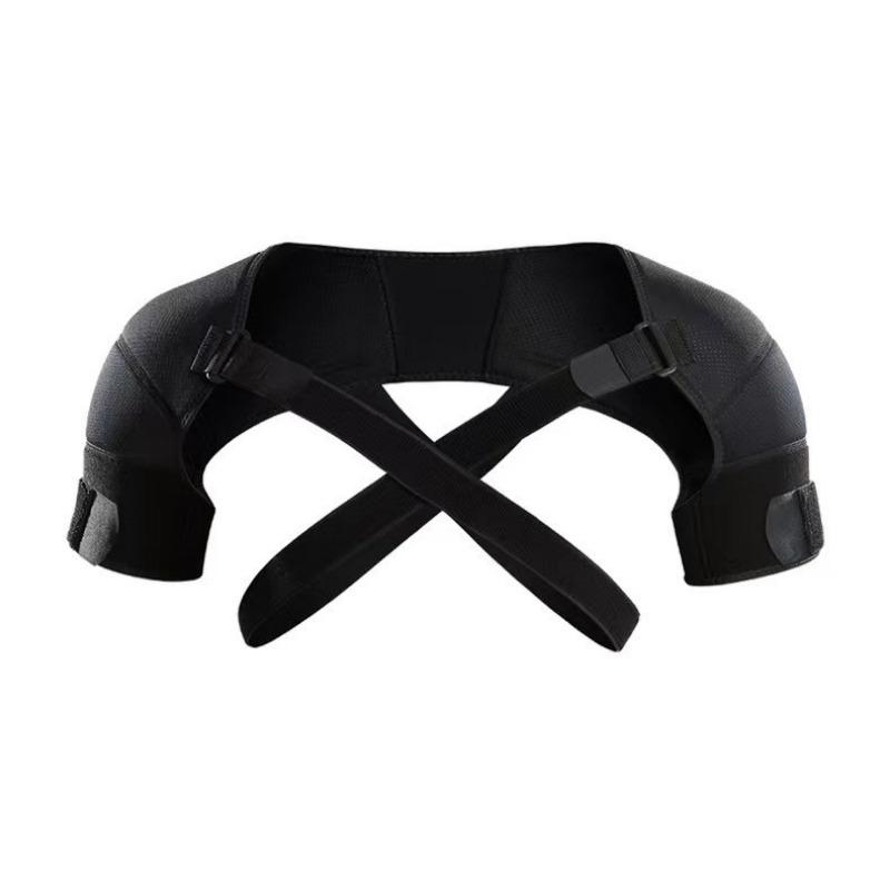 1PC Sports Double Shoulder Strap, Double Shoulder Strap Bidirectional Adjustable Pressurized Breathable Protective Strap Cross Shoulder Strap