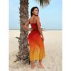 New Split Three-piece Conservative Bikini Skirt Mesh Sexy European and American Style Swimsuit