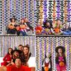 Halloween Plastic Scene Decorative Curtain With Pumpkin Bat Spider For Party Decor And Photo