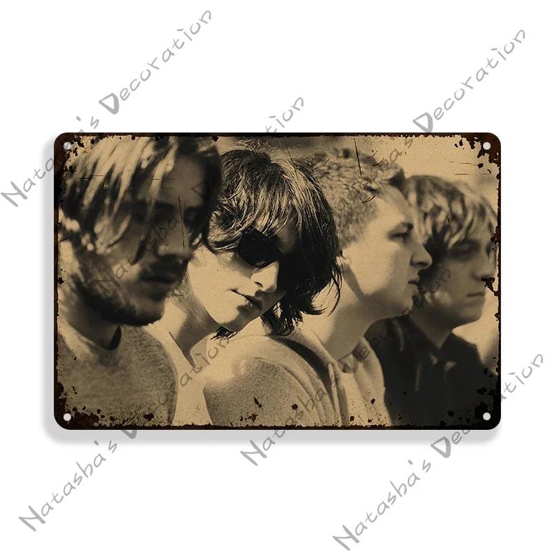Indie Rock Sign Rock Band Wall Sign Arctic Monkeys Metal Signs Music Metal Sign Rusty Vintage Poster Home Club Pub Bar Decor