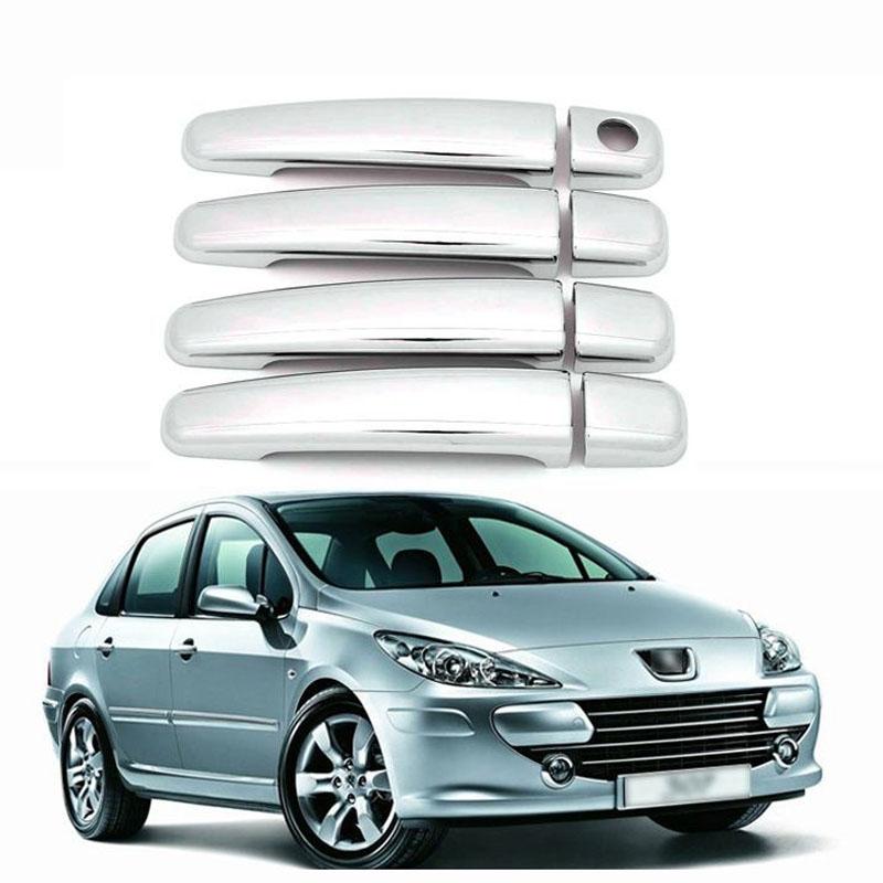 Car Door Handle Bowl Trim Cover Protect for Peugeot 307 2009 2010 2011 2012 2013 2014