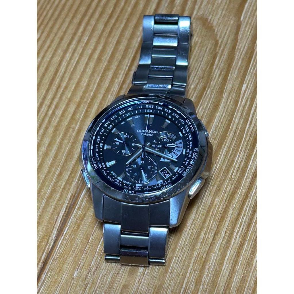 Used Casio Oceanus Radio-controlled Solar Powered Men's Watch OCW-M700
