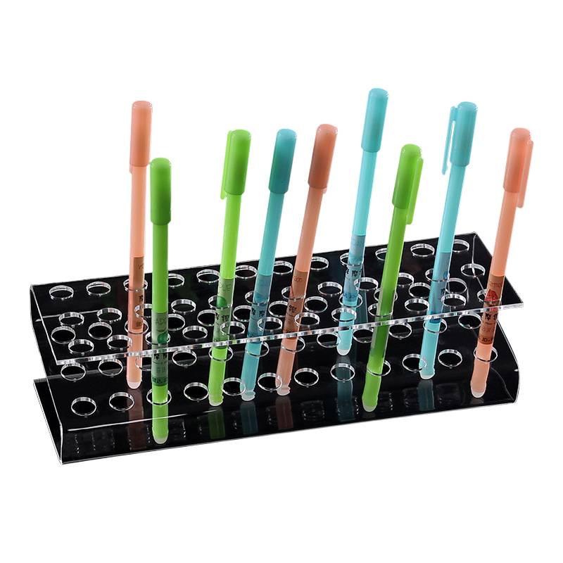 Acrylic Pen Holder Display Stand for Office, Eyebrow Pencil, Ballpoint Pen Storage