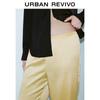 UR 2025 Spring Women's Textured Wide-Leg Pants