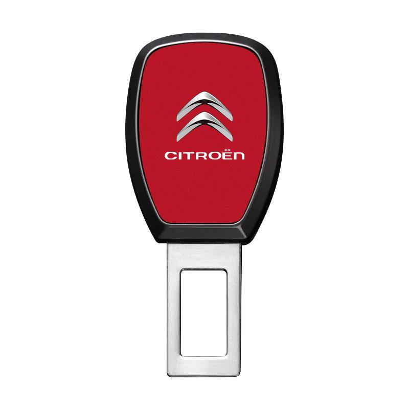 1PCS Car Badge Seat Belt Extension Plug Converter Accessories For Citroen C1 C2 C3 C4 C5 C6 C8 C4L DS3 DS4 DS5 LS DS6 Picasso