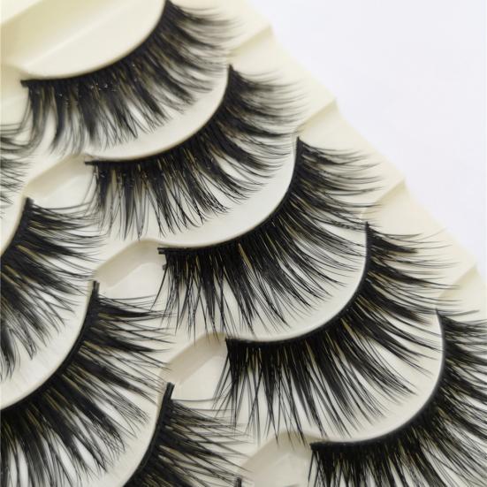 Fashion Thick False Eyelashes Long Natural Lashes Extensions for Women Girls
