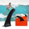 Classical 9 Inch Single Fin for Longboard Paddle Board Multifunction Surfboard AccessoryBlack 9