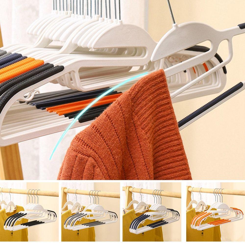 

10 шт. черная/оранжевая/серая/синяя сушилка для одежды, органайзер для хранения в шкафу двойного назначения для домашнего хозяйства Orange-style A