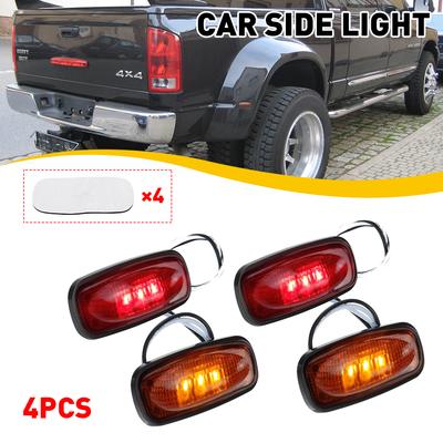 4 Bucăți Lumini LED Laterale de Aripă pentru Semnalizare Auto Pentru Dodge RAM 2500 3500 Roți Duble 2003-2018 Lămpi Indicator Laterale