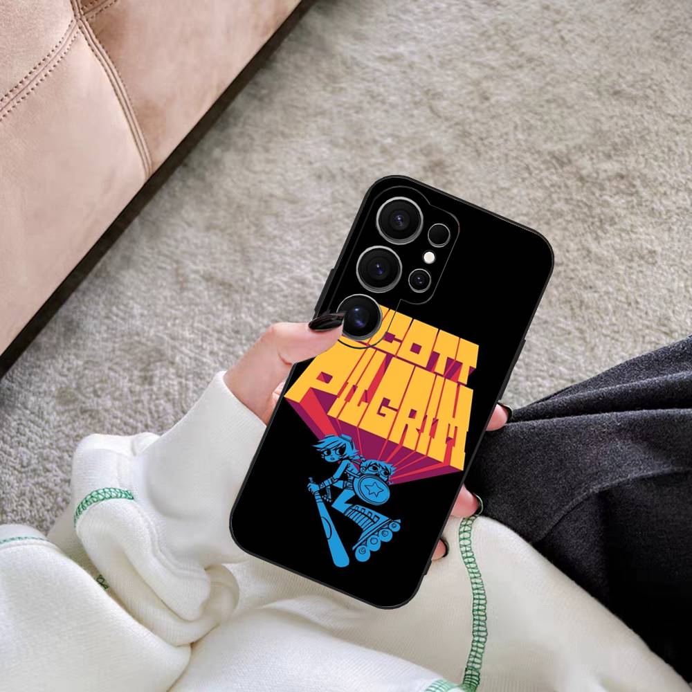 S-Scott Pilgrim Phone Case For Samsung S 24 Fe 25 Ultra Plus 20 Lite 21 30 22 23 24 22 Ultra 5G Fundas
