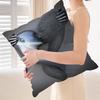 Metal Figure Statue Pillow Cover For Bedroom Room And Living Room Sofa Decorative Cushion Cover