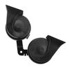 A Pair with Bracket Dual Tone Snail Horn Car Snail Horn for Tesla MODEL 3 2017‑2022 Vehicle Upgrade