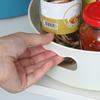360 Storage Non-slip Tray Degree Rotating Plastic Multifunctional Cosmetic Snack Fruit Seasoning Box for Kitchen