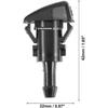 Motoforti Car Windshield Washer Nozzle Wiper Spray Jet, for Dodge Journey 2009-2020, Plastic, 5303833AA/5116079AA, Black, 4pcs