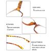 TUREZING Reading Glasses Spring Hinge Men Women HD Prescription Eyeglasses 0-6 0 Decorative Eyewear Lightweight Comfort