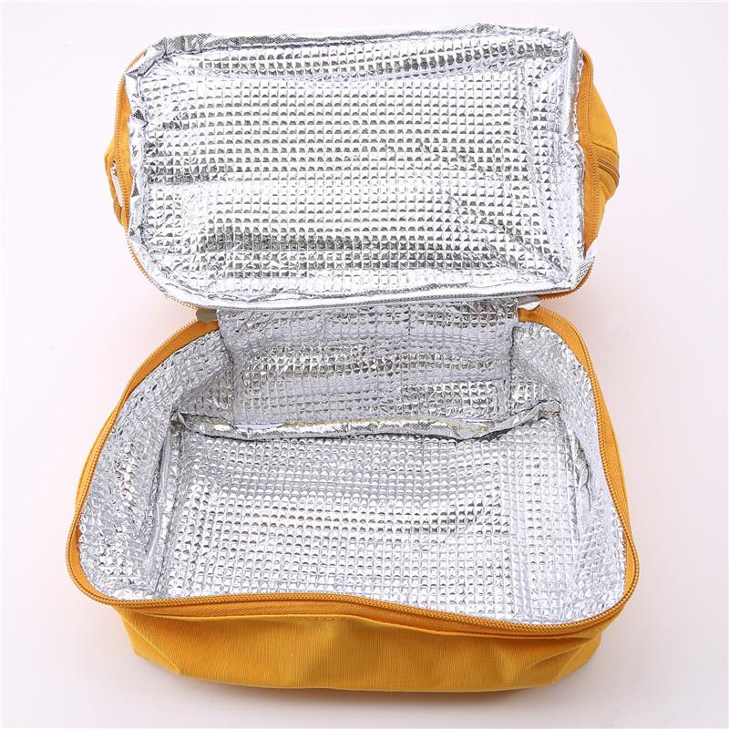 Large Capacity Lunch Bags Insulated Bento Box Portable Lunch Tote Leakproof Cooler Thermal Bag For Woman Student Work