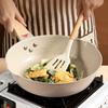 3Pcs Heat Resistant Non-Stick Spatula Wooden Handle Cooking Turner Spatula  Home Cooking