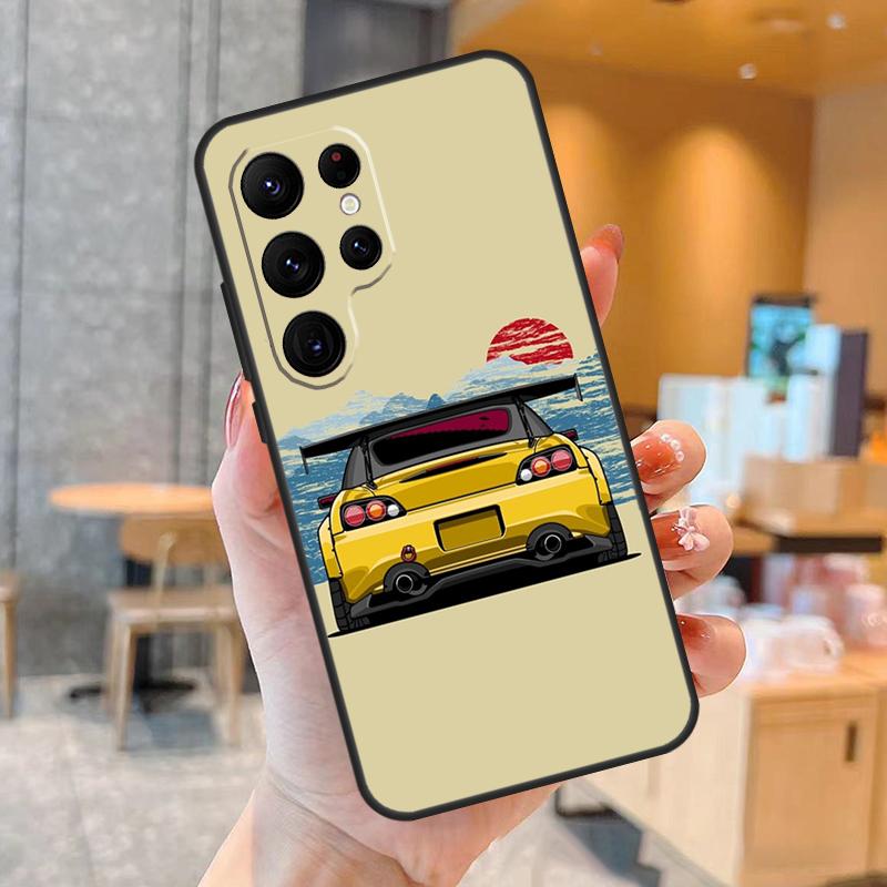 Sports Car JDM Drift Phone Case For Samsung Galaxy S25 S24 S23 S22 S21 S20 Ultra S9 S10 Plus S25 FE Back Cover