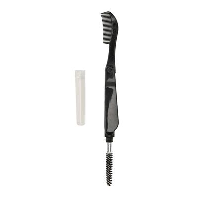 Double Head Eyebrow Eyelash Comb Women Foldable Portable Brow Mascara Brush Makeup Grooming Tool