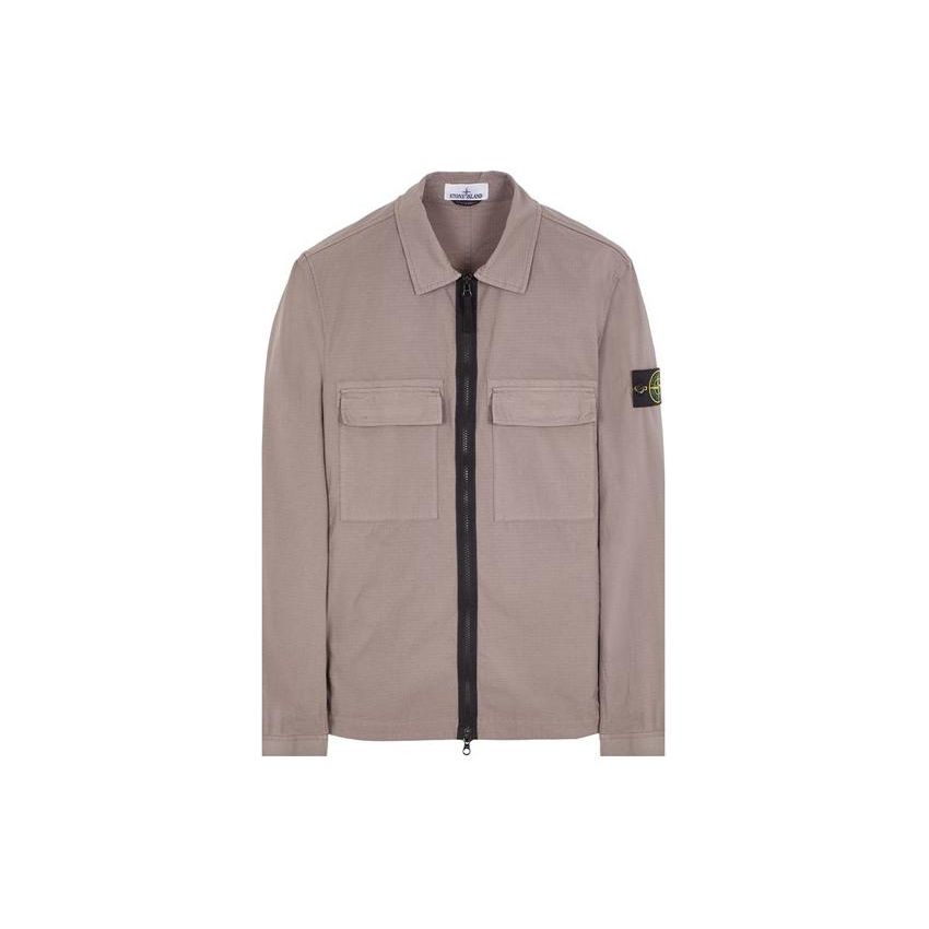 

Stone Island Overshirt Dove Grey Men Tops 801512011-V0092 M