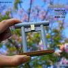 Kyoto Sand Table: Genshin Impact Style Ornament with Torii Bonsai.