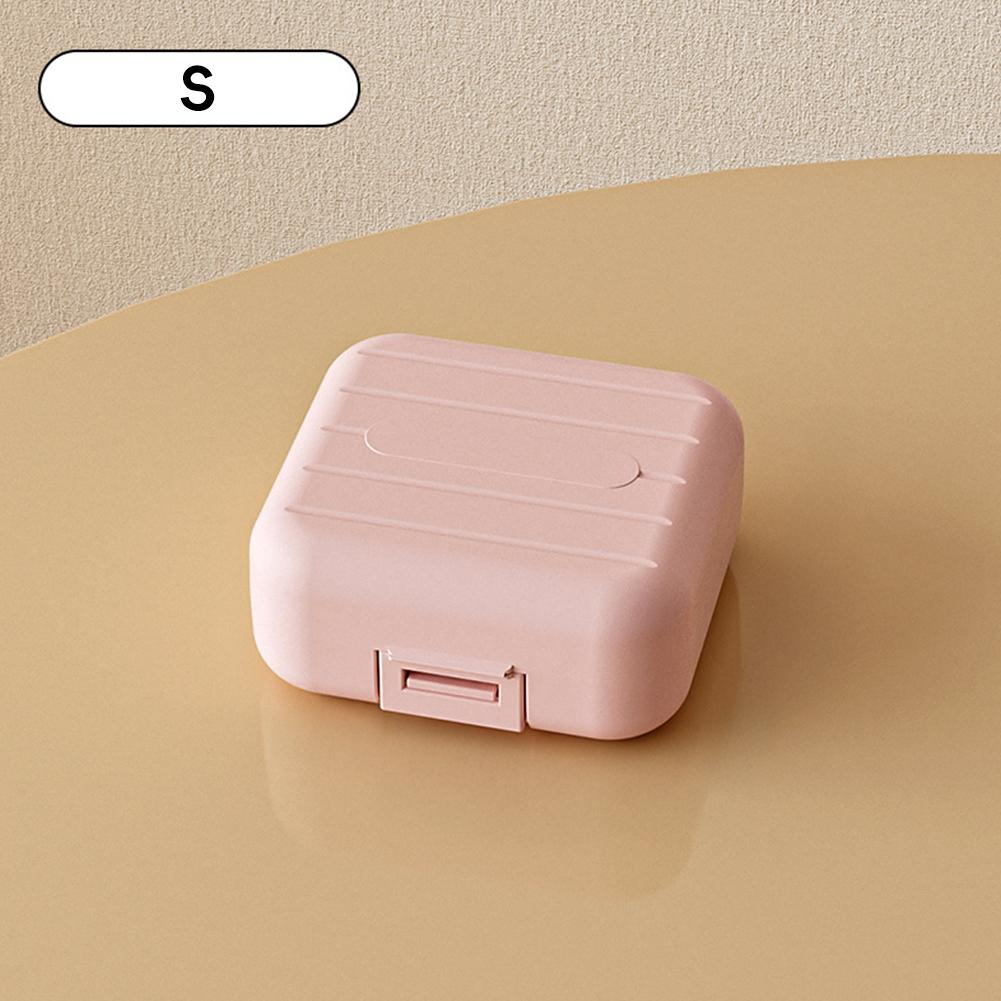 Kleine Pillenbox mit Fächern Tragbare Pillendose Auslaufsicher Medikamenten-Pillenspender Reise Ältere Tägliches Pillenmanagement