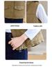 Women's Layered Sleeveless Vest Jacket - 2025 Spring/Autumn Trendy Outerwear for Moms