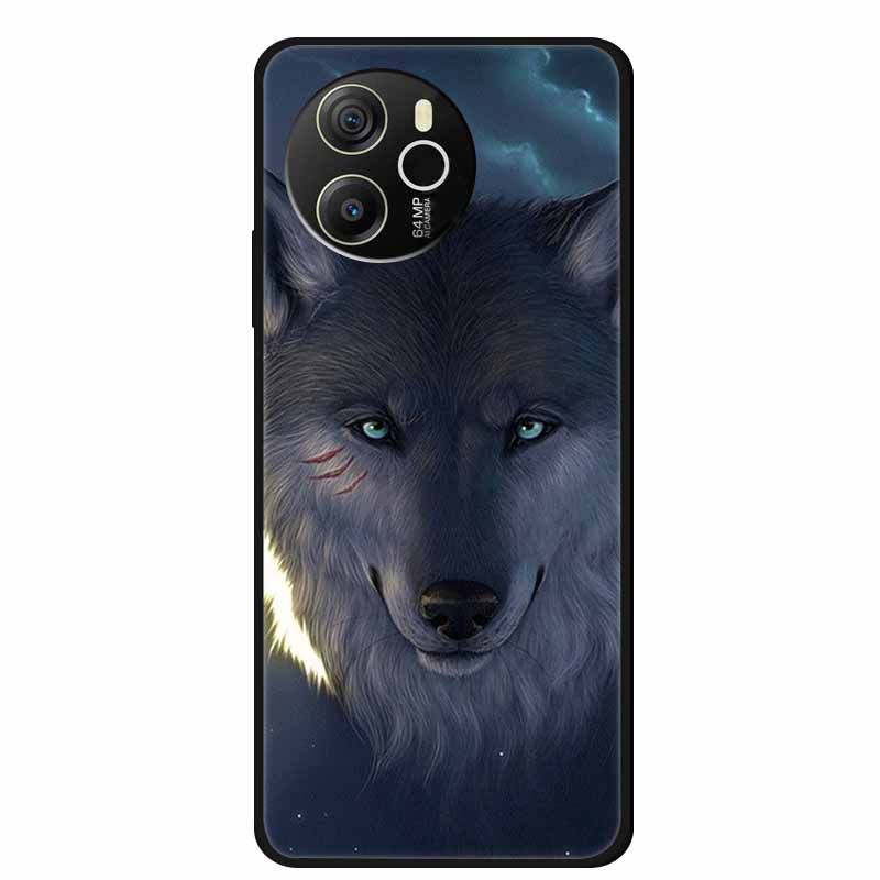 For Blackview Shark 8 Case Shark8 Black Silicone Soft Back Cover Case For Blackview Shark 8 Phone Case Cover 6.78" Coque Funda