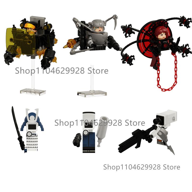 Skibidi Toilet Man Anime Cartoon Bricks Dolls Cameraman Speakerman TV Man Mini Action Bricks Toy Figures Building Blocks