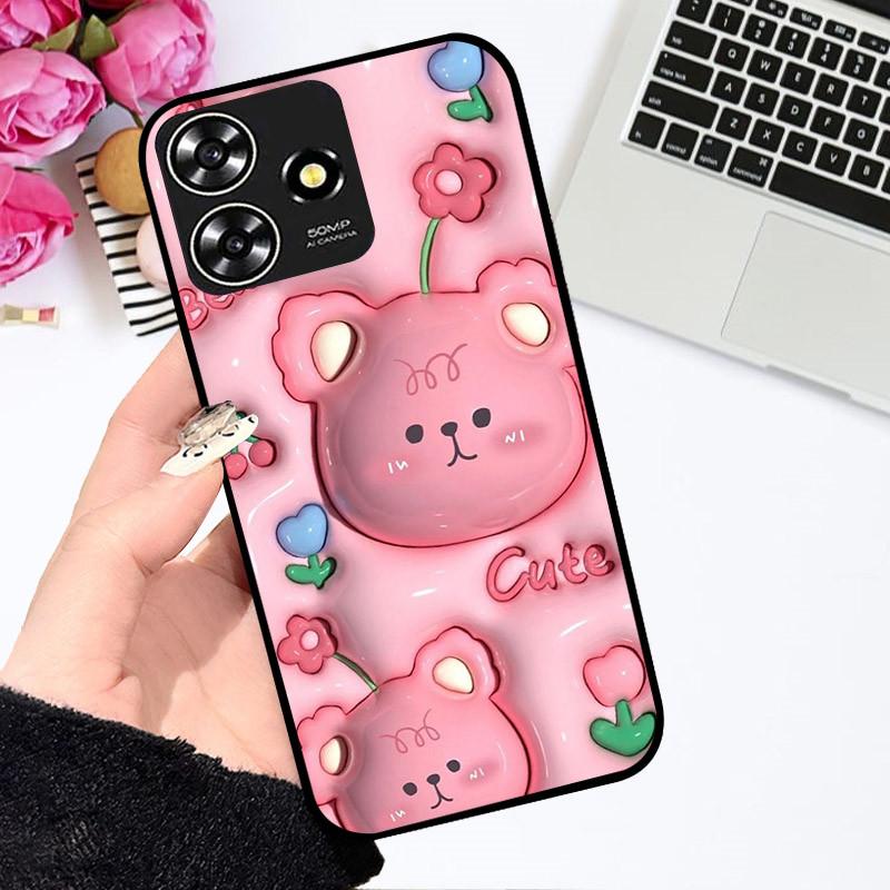 Etui Dla ZTE Blade V50 Smart Uroczy Astronauta Modne Odporne Na Wstrząsy Miękki Zderzak Dla ZTE V50 Wzór 4G Etui Dla ZTE Axon 50 Lite