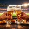 Lead Free Drinking Glass Football Beer Glass 300ml/450ml Capacity Transparent Craft Mug