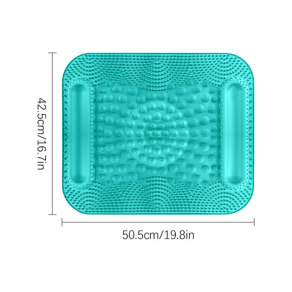 

Foot Massage Mat Foot Reflexology Mat Pressure Massager 5-Zone Pad with Double Ball Tracks Leg Stimulator for Women Men Home Gym