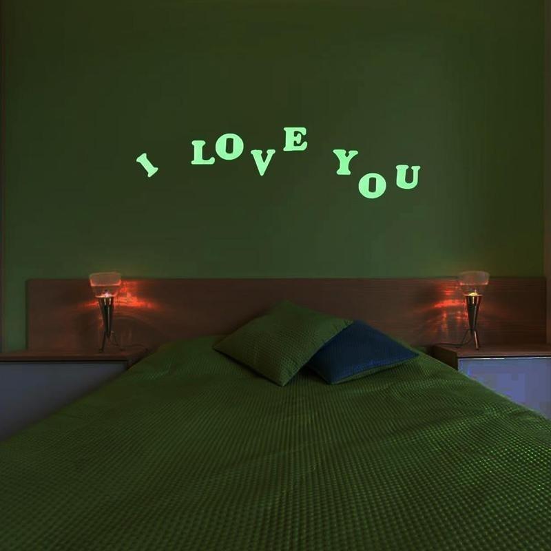 Home Wall Glow In The Dark Stickers Decals Baby Bedroom Nursery Room Decor