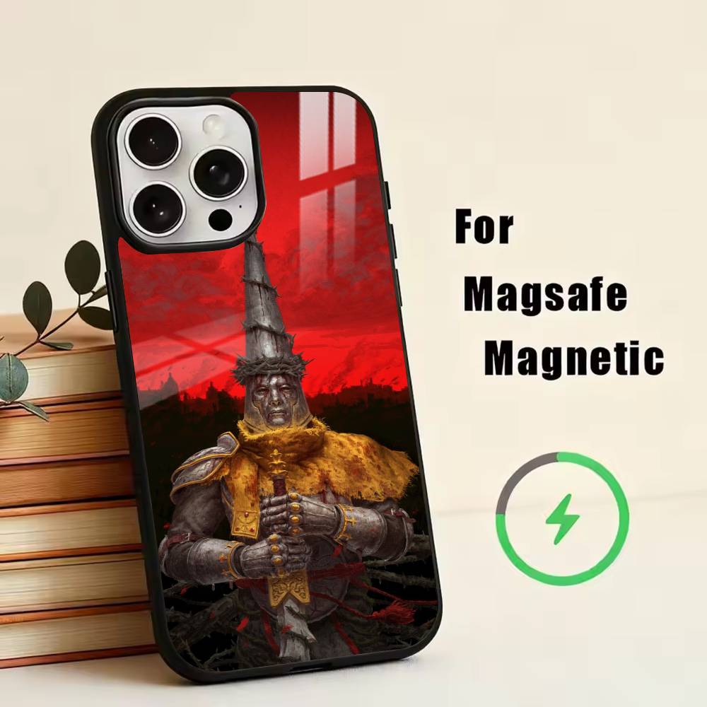 B-Blasphemous G-Game  Phone Case For Magsafe Wireless Charging For iPhone17,16,15,14,13,12,11 Plus,Pro Magnetic iPhone14Plus