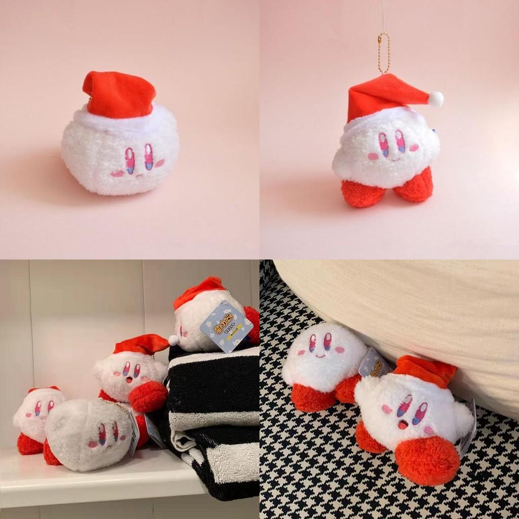Soft And Fluffy Star Kirby Plush Bag Pendant Toy For Children