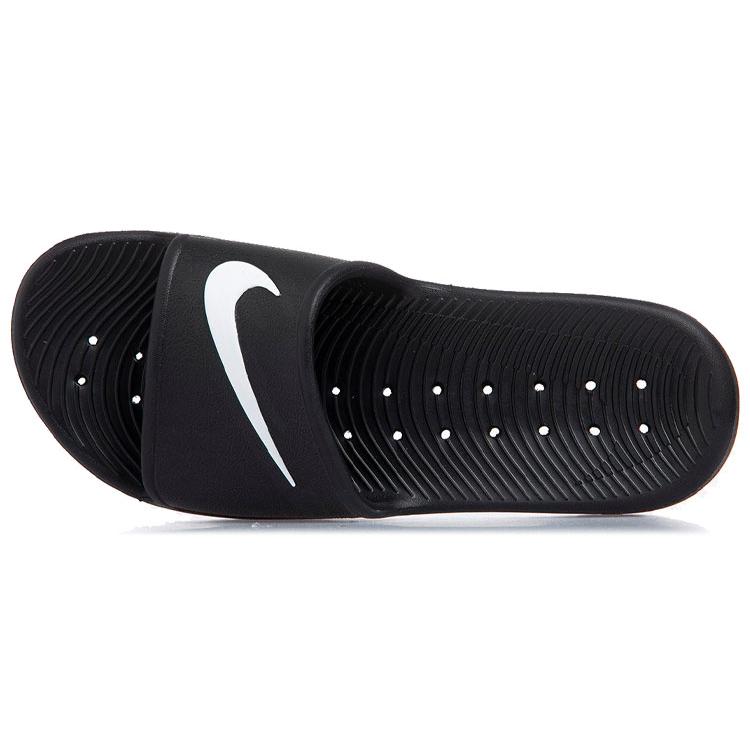 Neue Nike Kawa Duschschuhe Schwarz/Weiß 832528-001