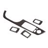 4pcs Carbon Fiber Door Window Switch Panel Cover Trim for BMW 3 Series E90 320i 325i 2005 2006 2007 2008 2009 2010 2011