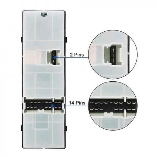 Power Window Control Switch For 2007-2012 Nissan Altima Infiniti G35 25401-ZN50B