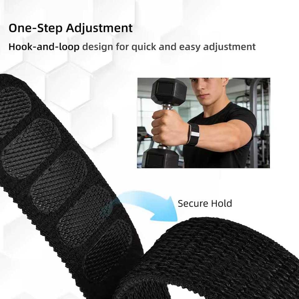 Cinghie di ricambio sportive in nylon regolabili per Hume Health Band 20mm Tracker Fitness Sportivo Braccialetto di ricambio traspirante per accessori HUME