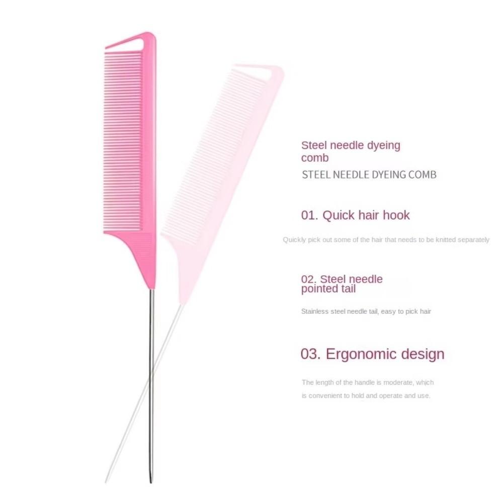 4pcs/set Mouse Tail Comb French Braid Tool Hair Knitting Tools Quick Styling