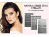 14-Row D Curl Dense False Eyelash Cluster Pack - Mixed Style, Hot Melt Grafted, In Stock