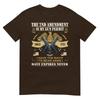 Pro Gun Second Aunisexdunisext Is My Gun Permit Usa American Flag TShirt
