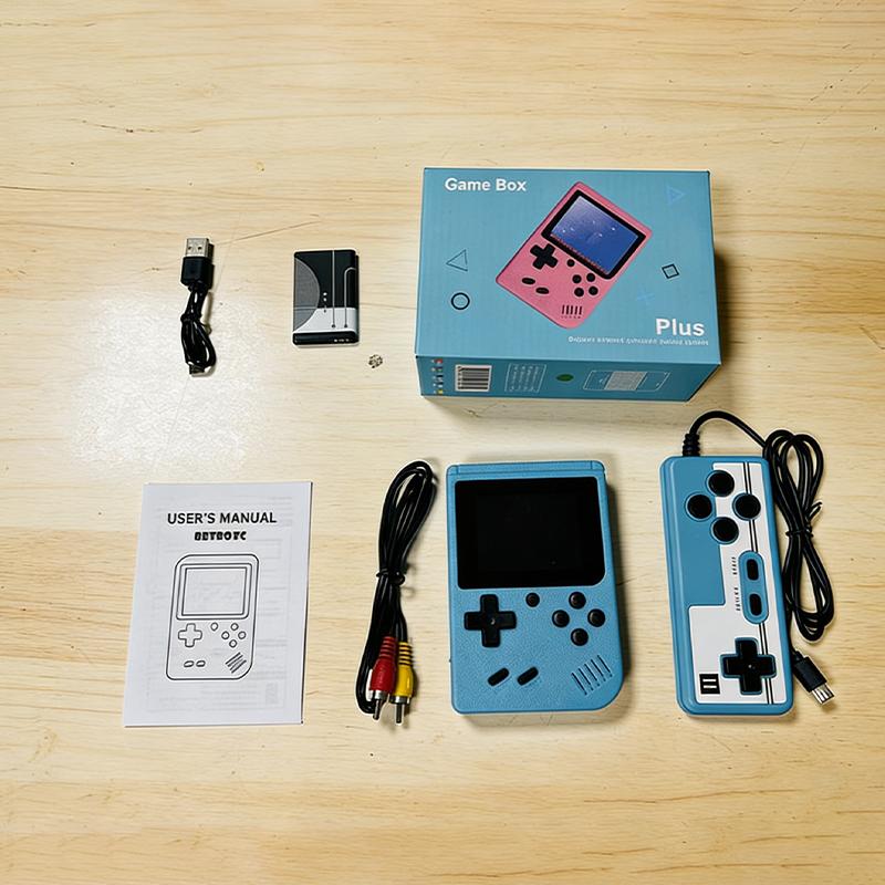 400-In-1 Macaron Dual-Player Handheld Game Console - Perfect Gift Mini Handheld Game Portable Classic Retro Games Arcad