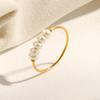 Gold Plated Stainless Steel Freshwater Pearls Rings For Women accesorios para mujer bagues acier inoxydables femmes
