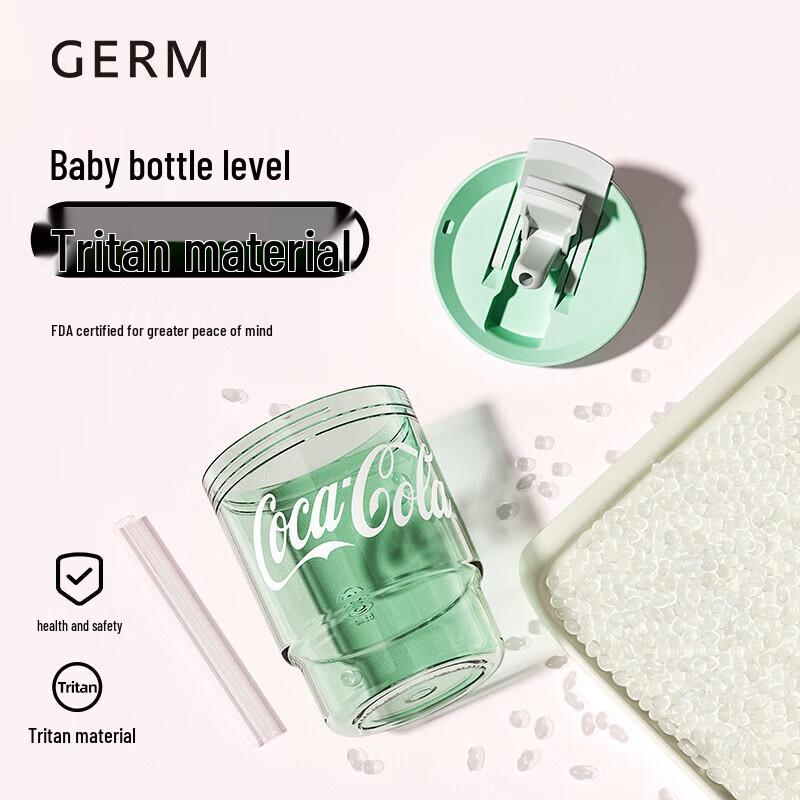 Genie Coca-Cola Bamboo Style Insulated Water Bottle